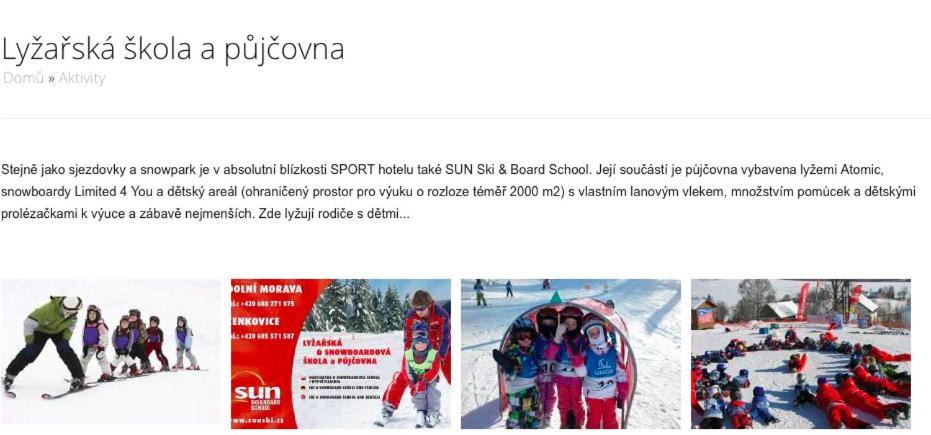Sport Apartman Dm Dolní Morava Eksteriør billede